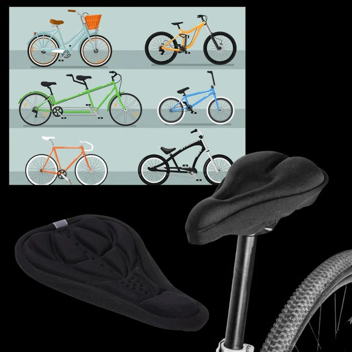The Cloud-Ride Pro: Ultra-Soft Gel Saddle Cover for Zero-Pressure Cycling