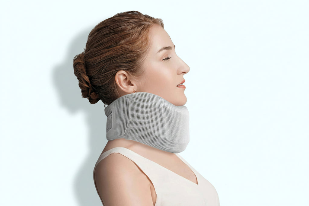 The Spine-Align Voyager: Professional Neck Support Brace for Upright Rest