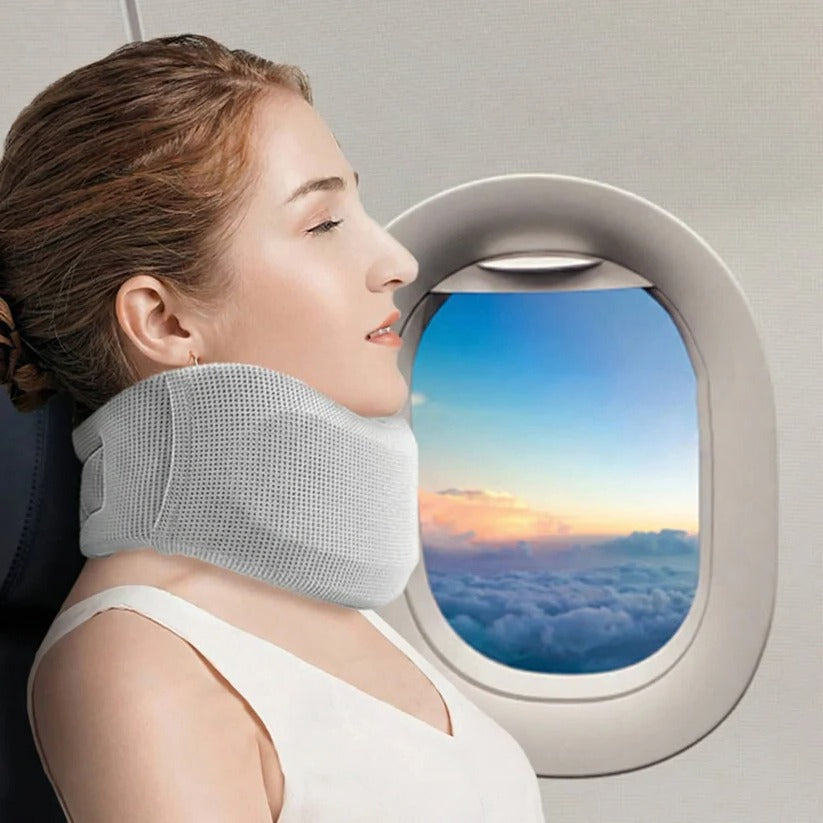 The Spine-Align Voyager: Professional Neck Support Brace for Upright Rest