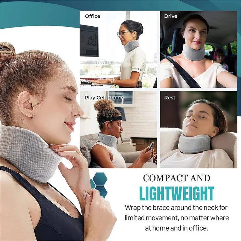 The Spine-Align Voyager: Professional Neck Support Brace for Upright Rest