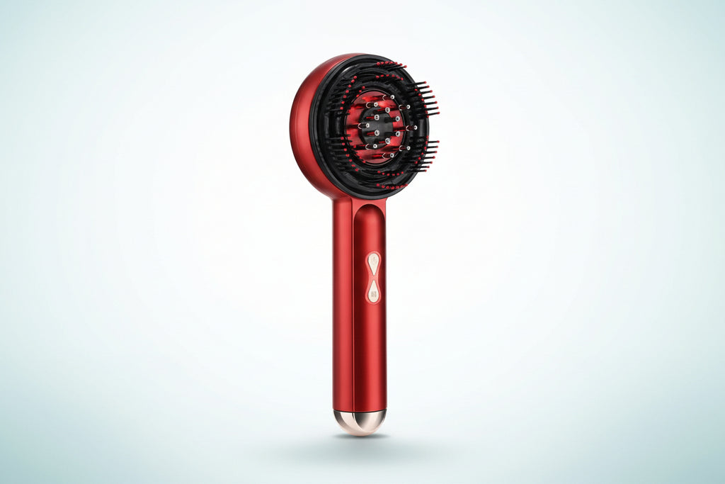 The Root-Revive Pro: 650nm Red Light Scalp Massager for Hair Density
