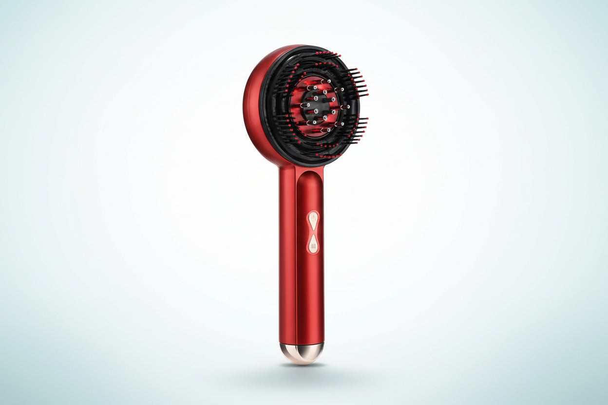 The Root-Revive Pro: 650nm Red Light Scalp Massager for Hair Density