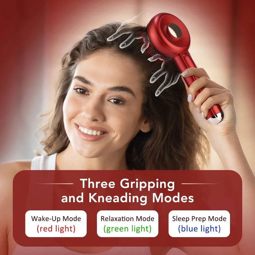 The Root-Revive Pro: 650nm Red Light Scalp Massager for Hair Density
