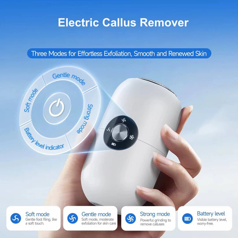The Callus-Crusher Pro: High-Torque Electric Foot File with 2-Speed Logic