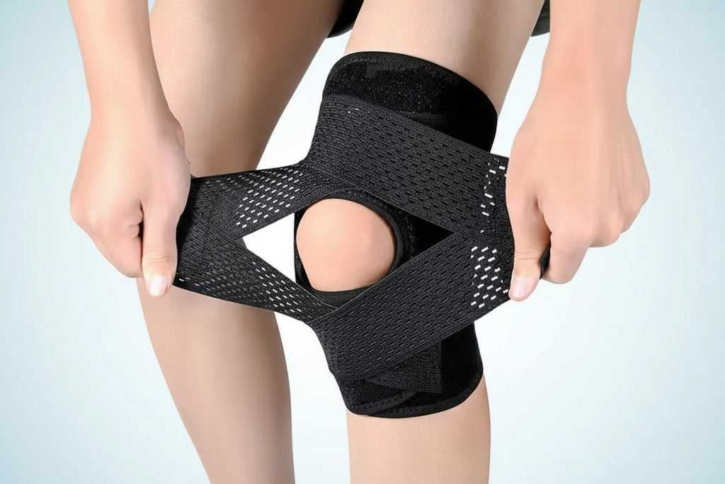 The Lateral-Guard Pro: Adjustable Knee Brace with Dual Side Stabilizers