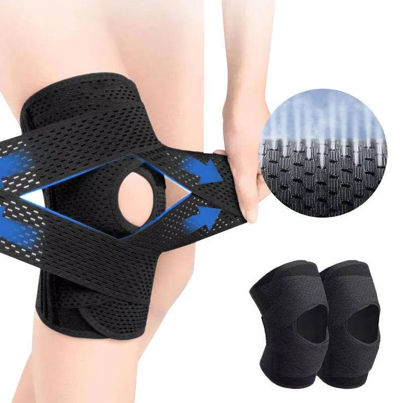 The Lateral-Guard Pro: Adjustable Knee Brace with Dual Side Stabilizers