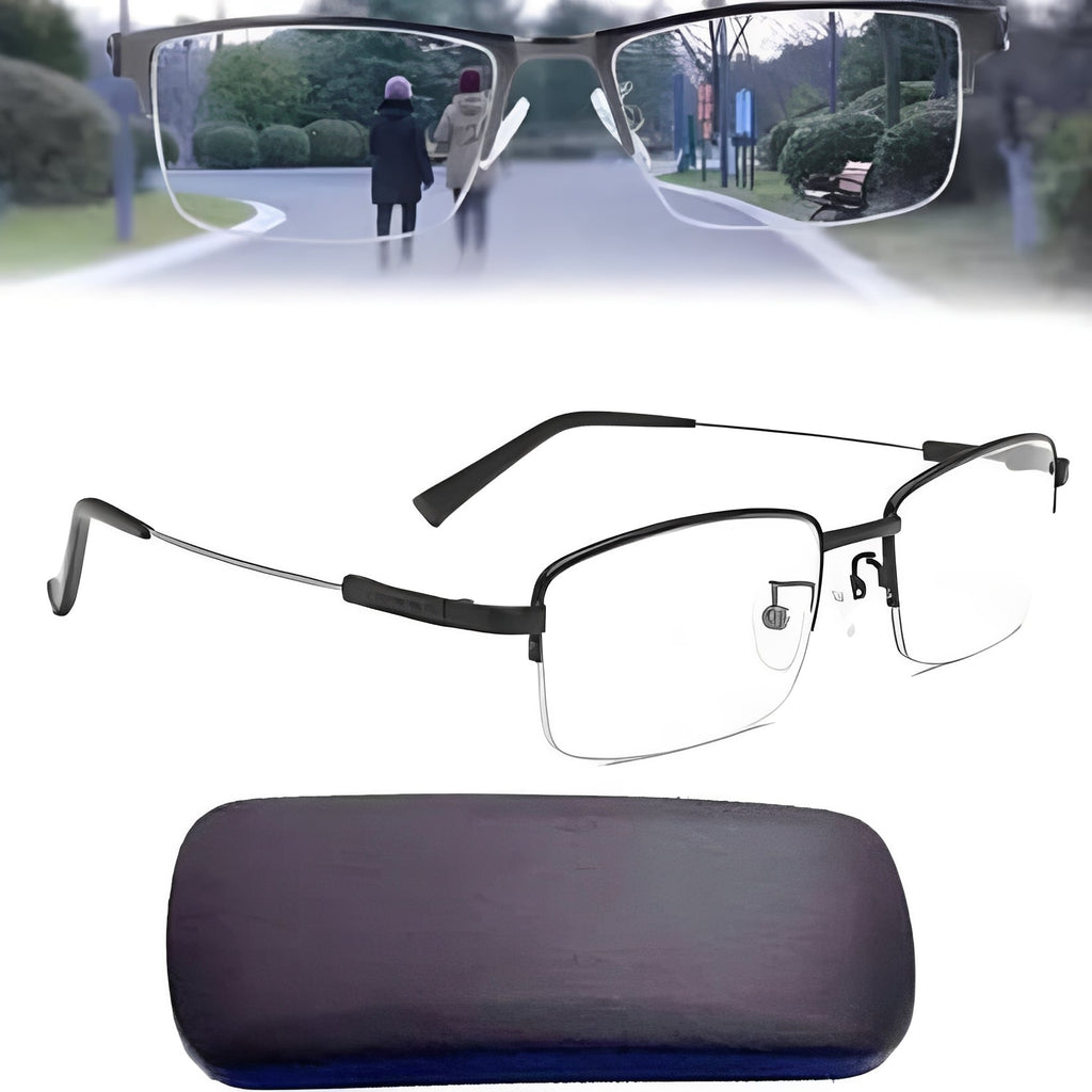 Multifocal Progressive Reading Glasses with UV400 Photochromic Lenses