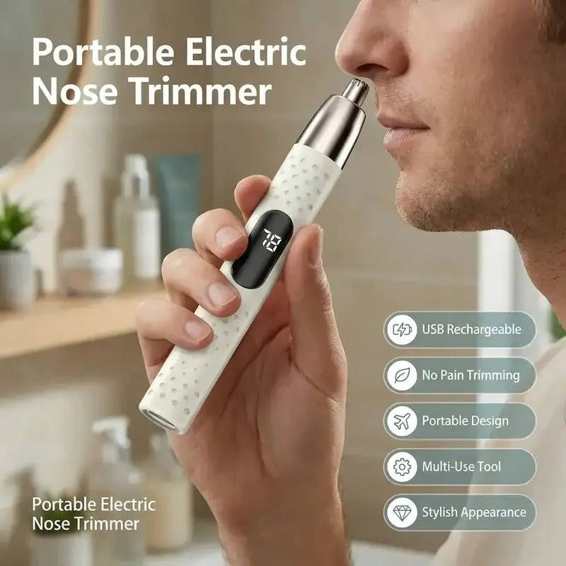 The Precision-Edge: Professional Nose & Ear Trimmer with Anti-Snag Tech