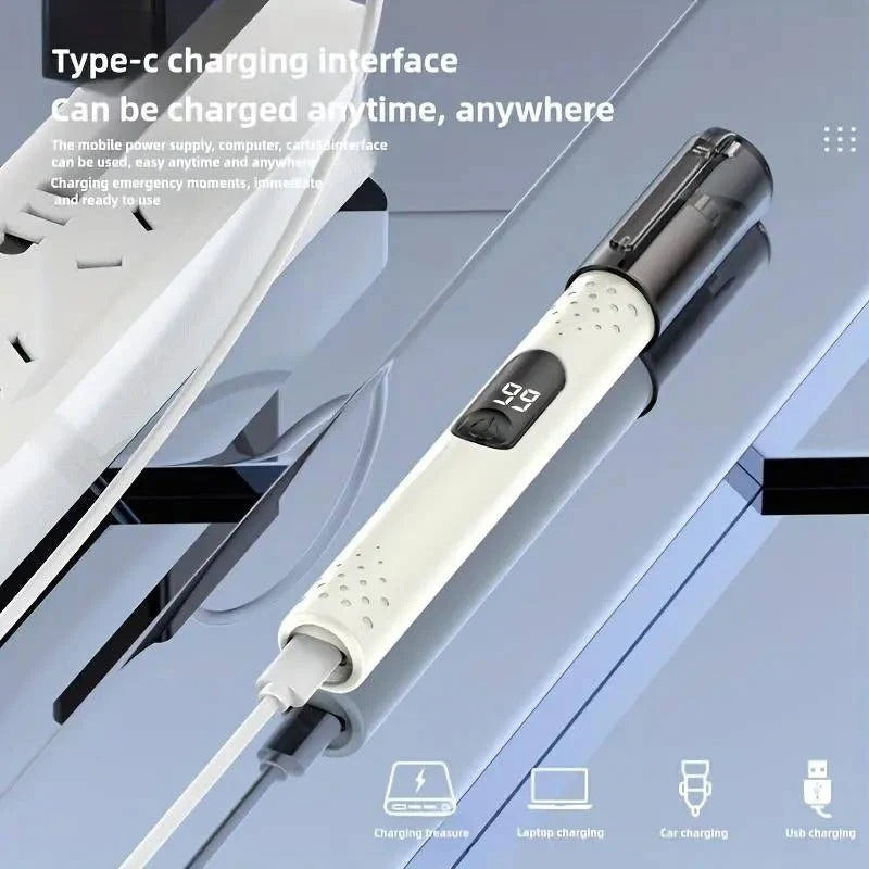 The Precision-Edge: Professional Nose & Ear Trimmer with Anti-Snag Tech
