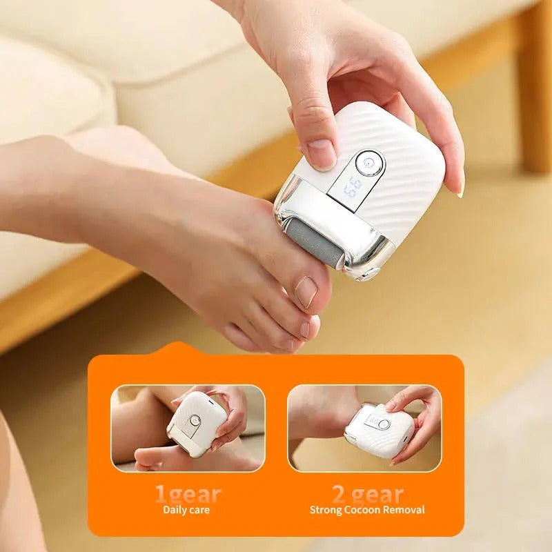 The Tri-Heal Pro: 3-Head Electric Foot File for Customized Skin Renewal
