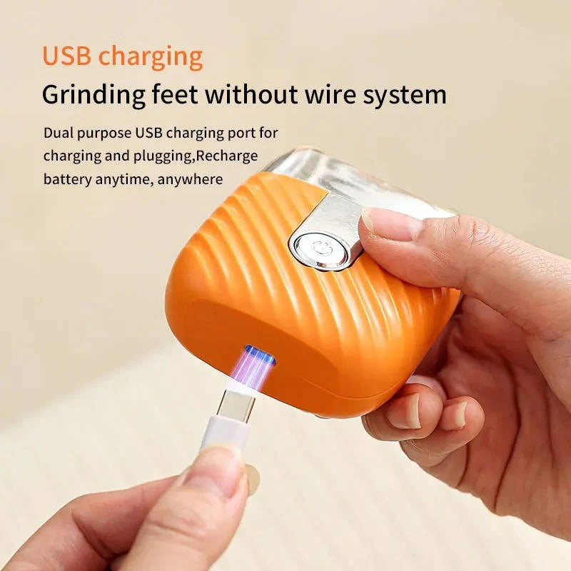 The Tri-Heal Pro: 3-Head Electric Foot File for Customized Skin Renewal