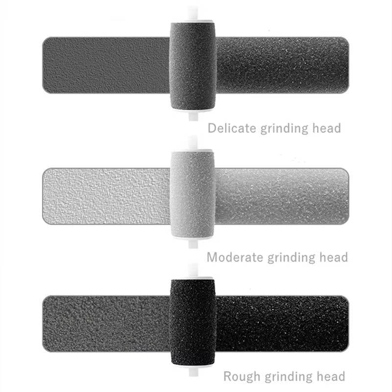 The Tri-Heal Pro: 3-Head Electric Foot File for Customized Skin Renewal